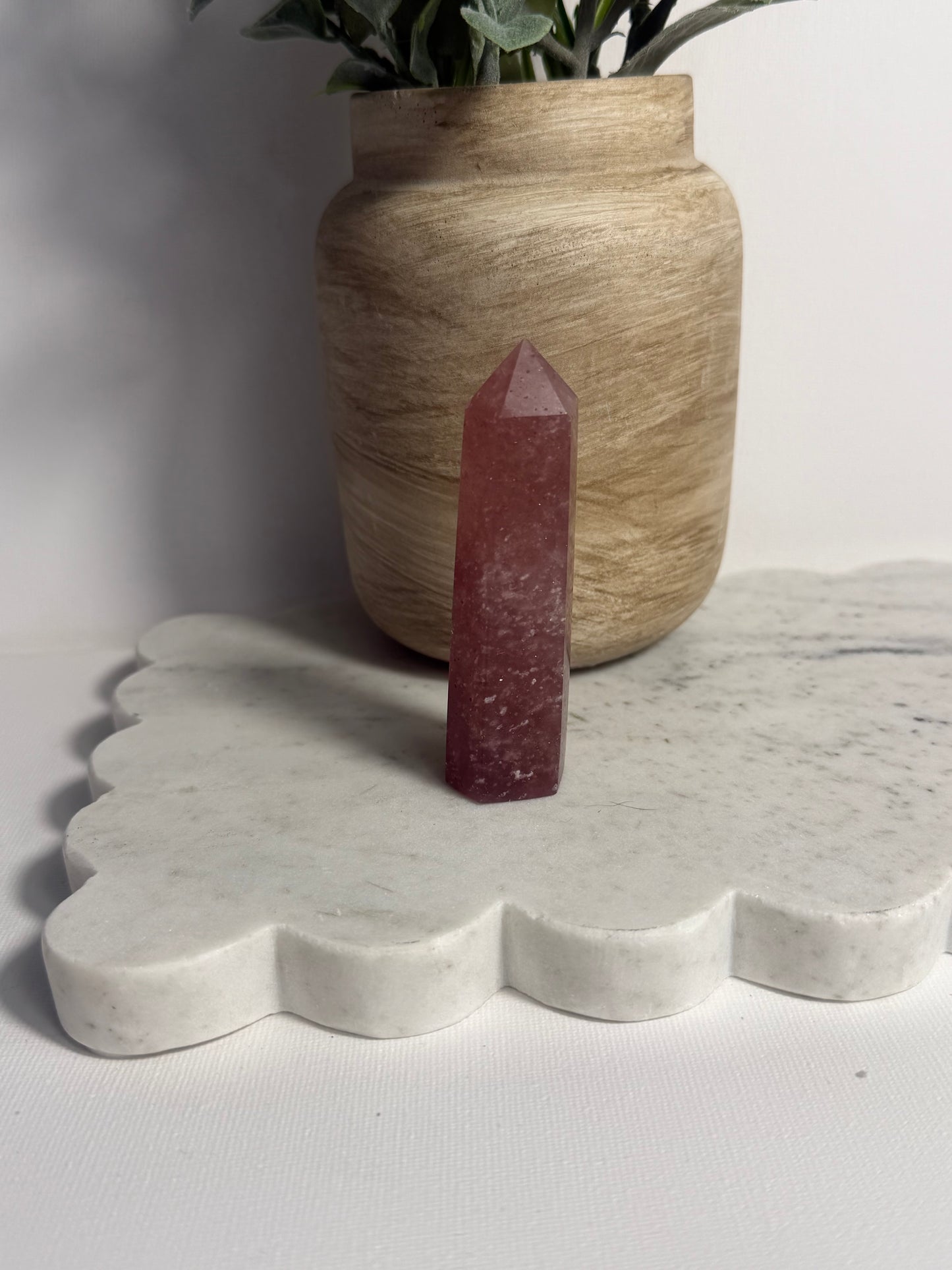 Strawberry Quartz Tower