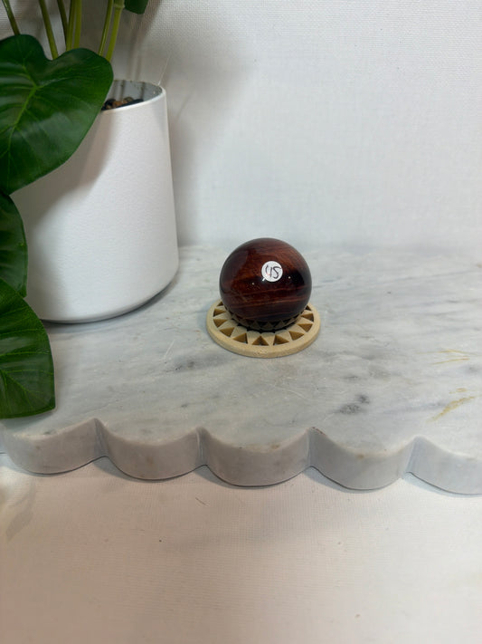 Tigers Eye Red Sphere