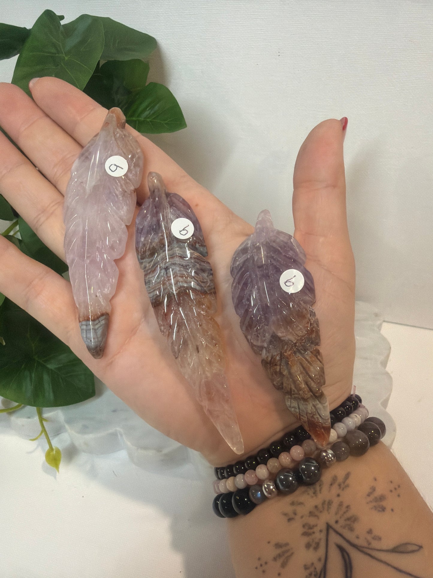 Amethyst Feathers