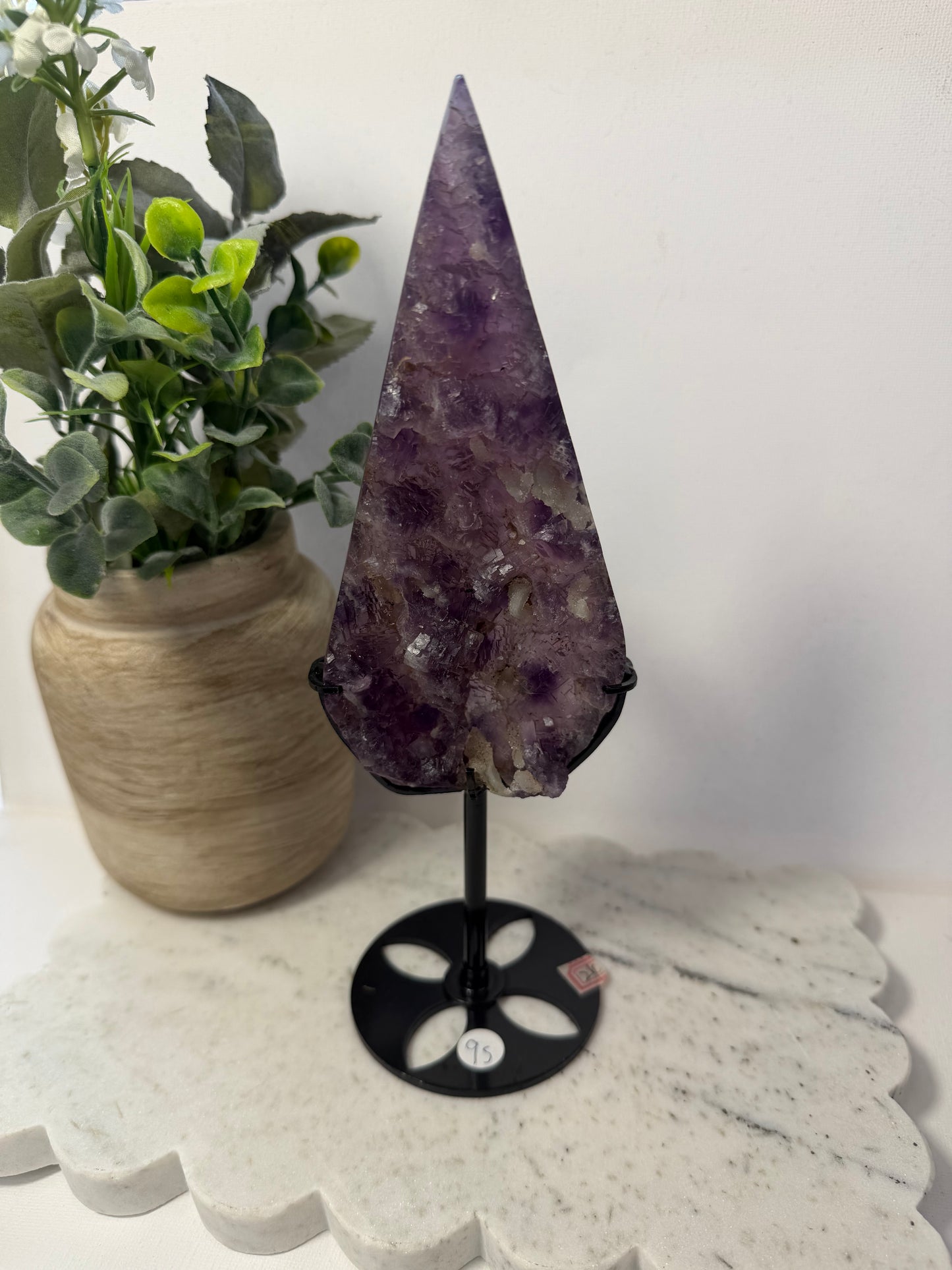 Raw fluorite Freeform on Stand