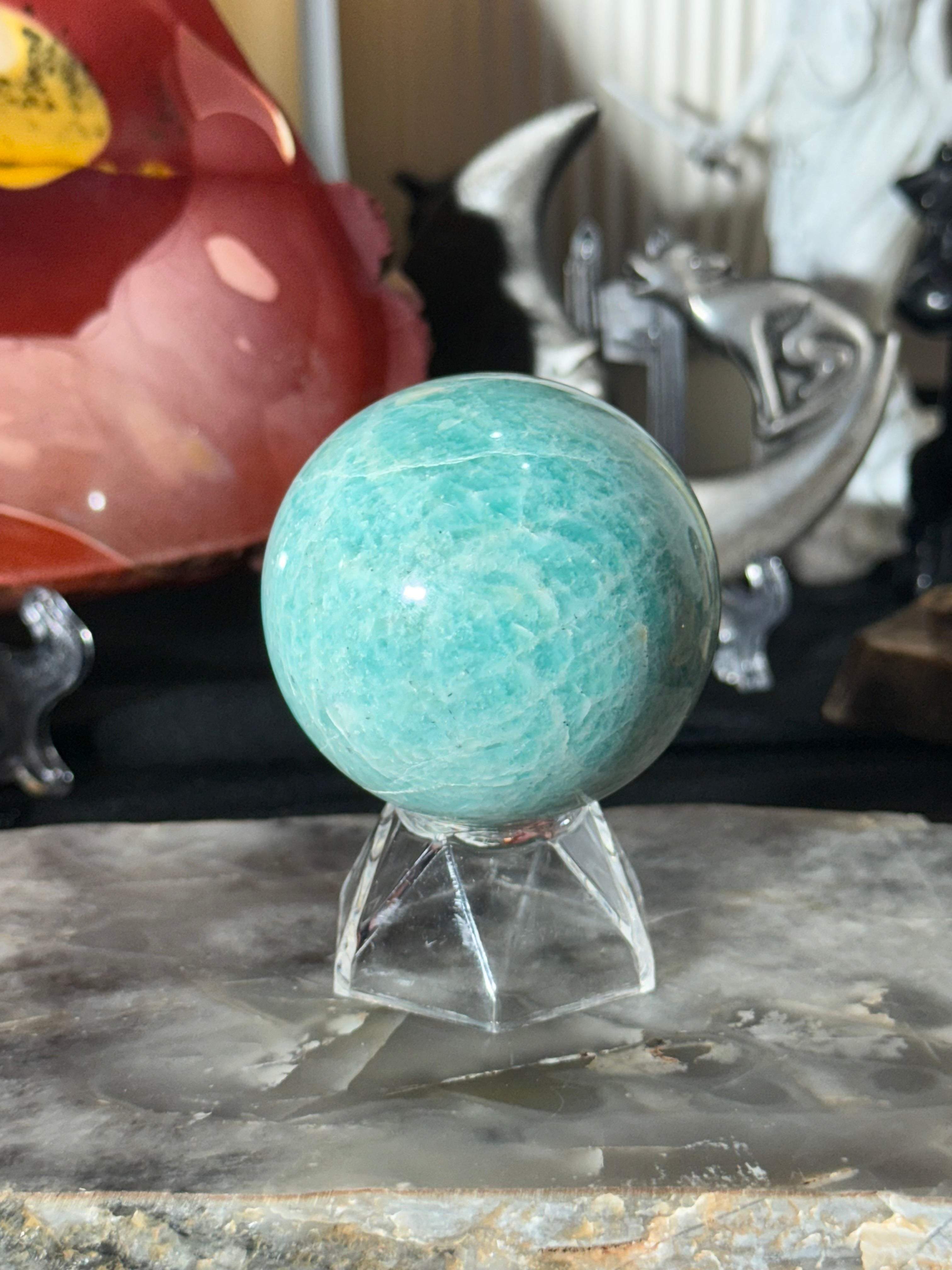 Amazonite sphere - 38A