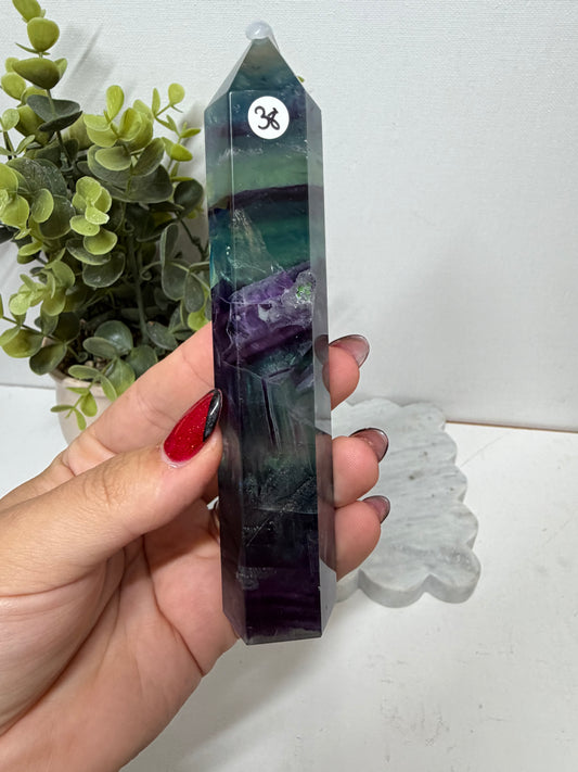 Rainbow Fluorite Tpwer