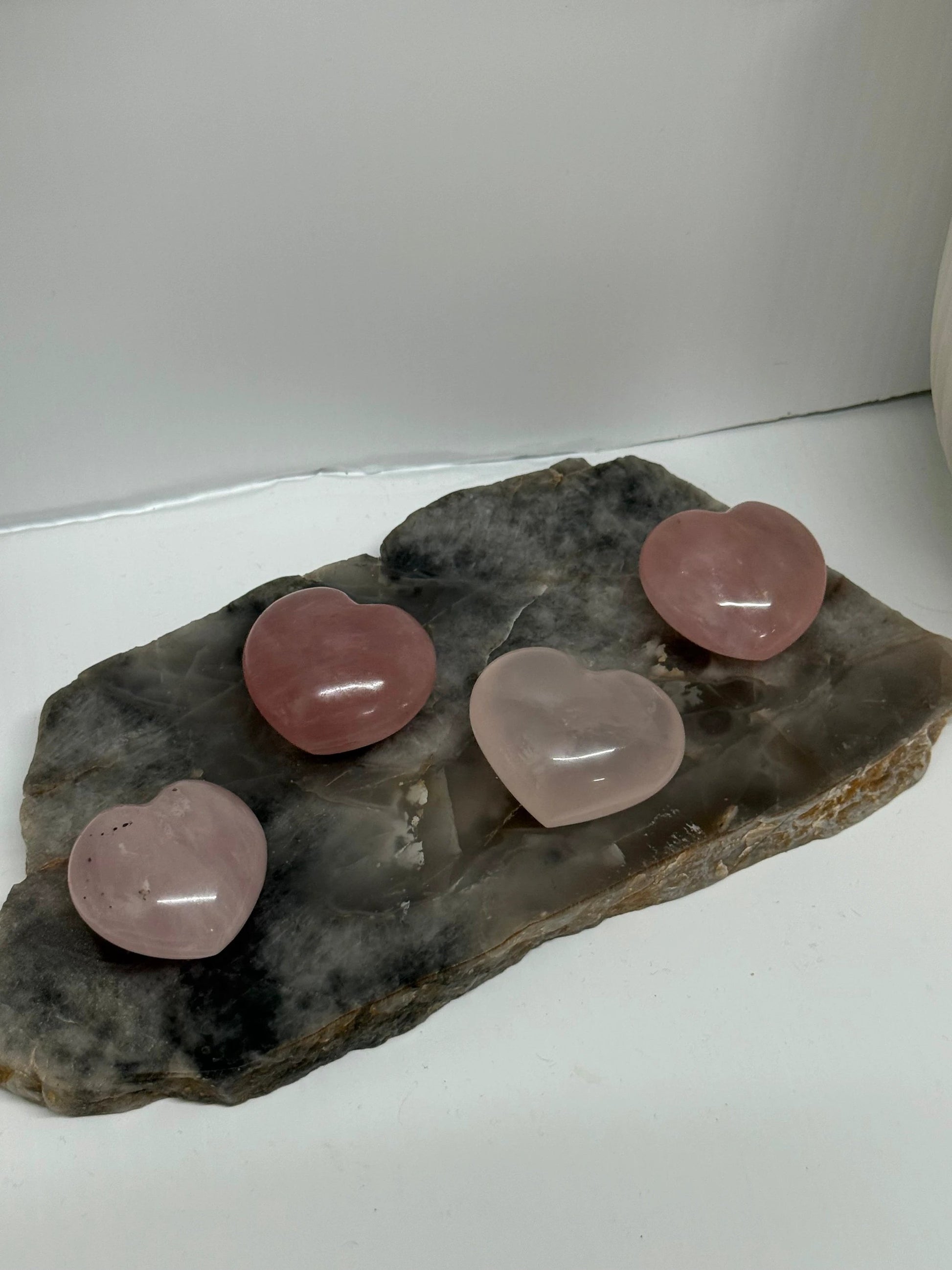 Rose Quartz Heart - small by Heartstone Sanctuary