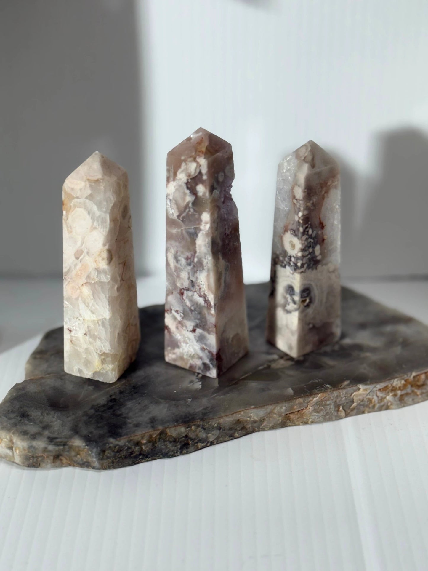 Flower Agate Tower by Heartstone Sanctuary