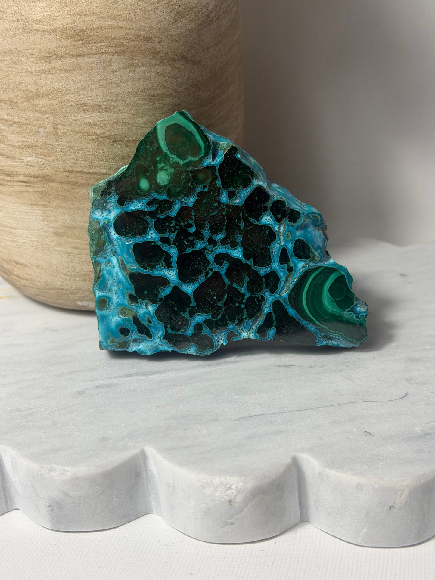 Malachite Chrysocolla Slab