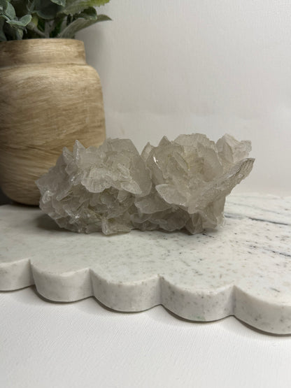 Rose Calcite Marcasite Specimen UV Reactive