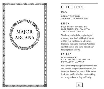 Mythos Tarot Pocket Tin Edition by ROCKPOOL PUBLISHING