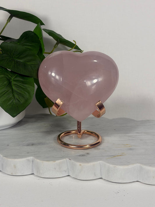 Rose Quartz Heart