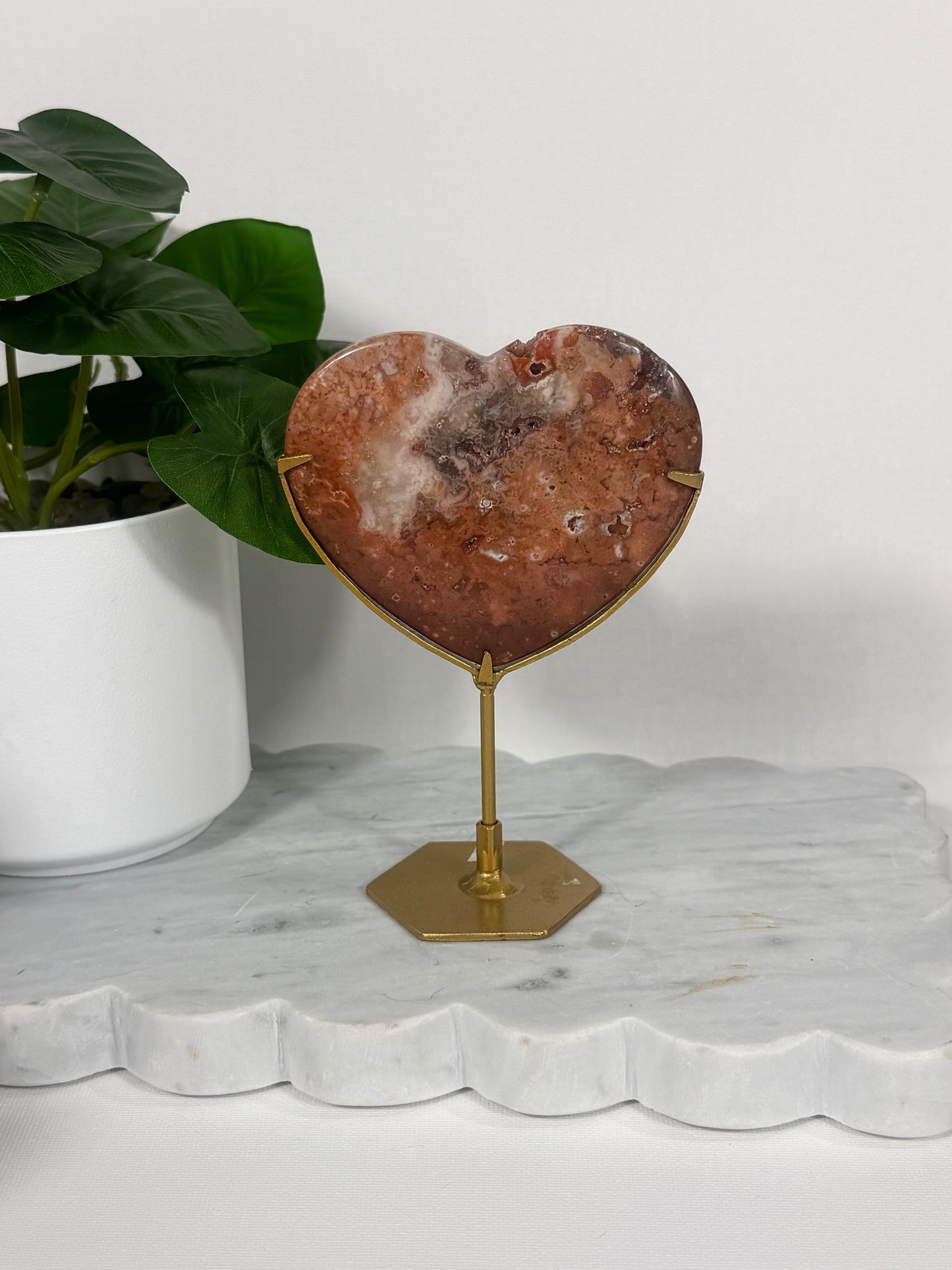 Red Plume Heart