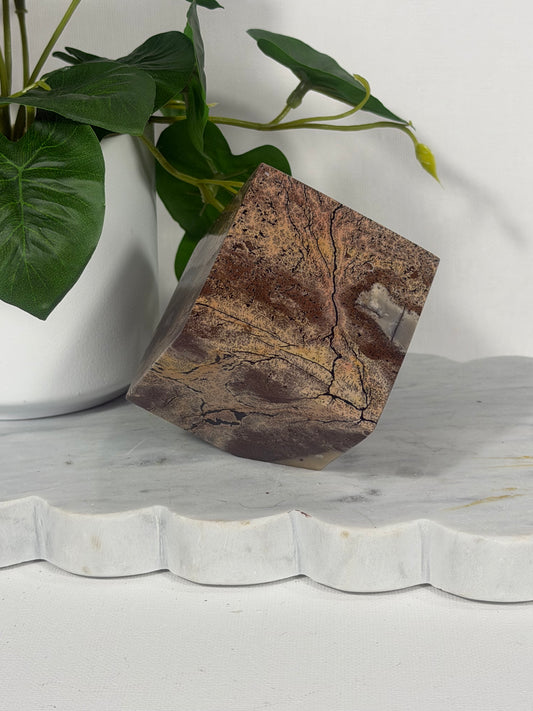 Picture Jasper Floating Cube