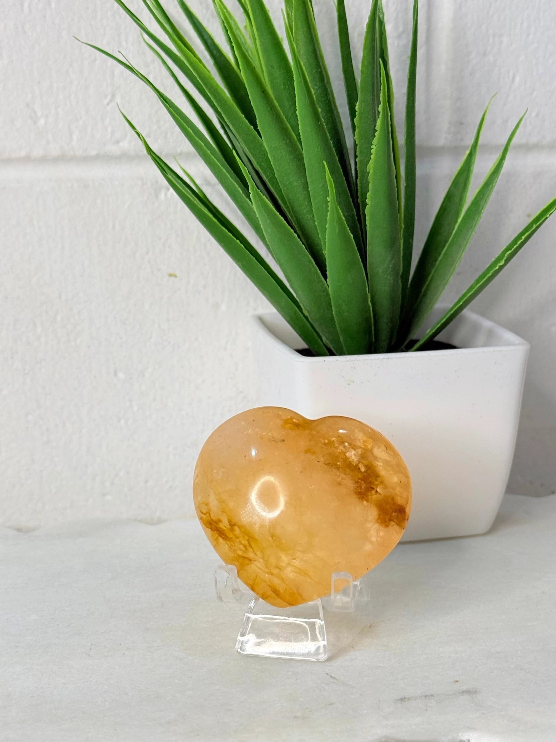 Golden Healer Heart - Intuitively Selected by Heartstone Sanctuary