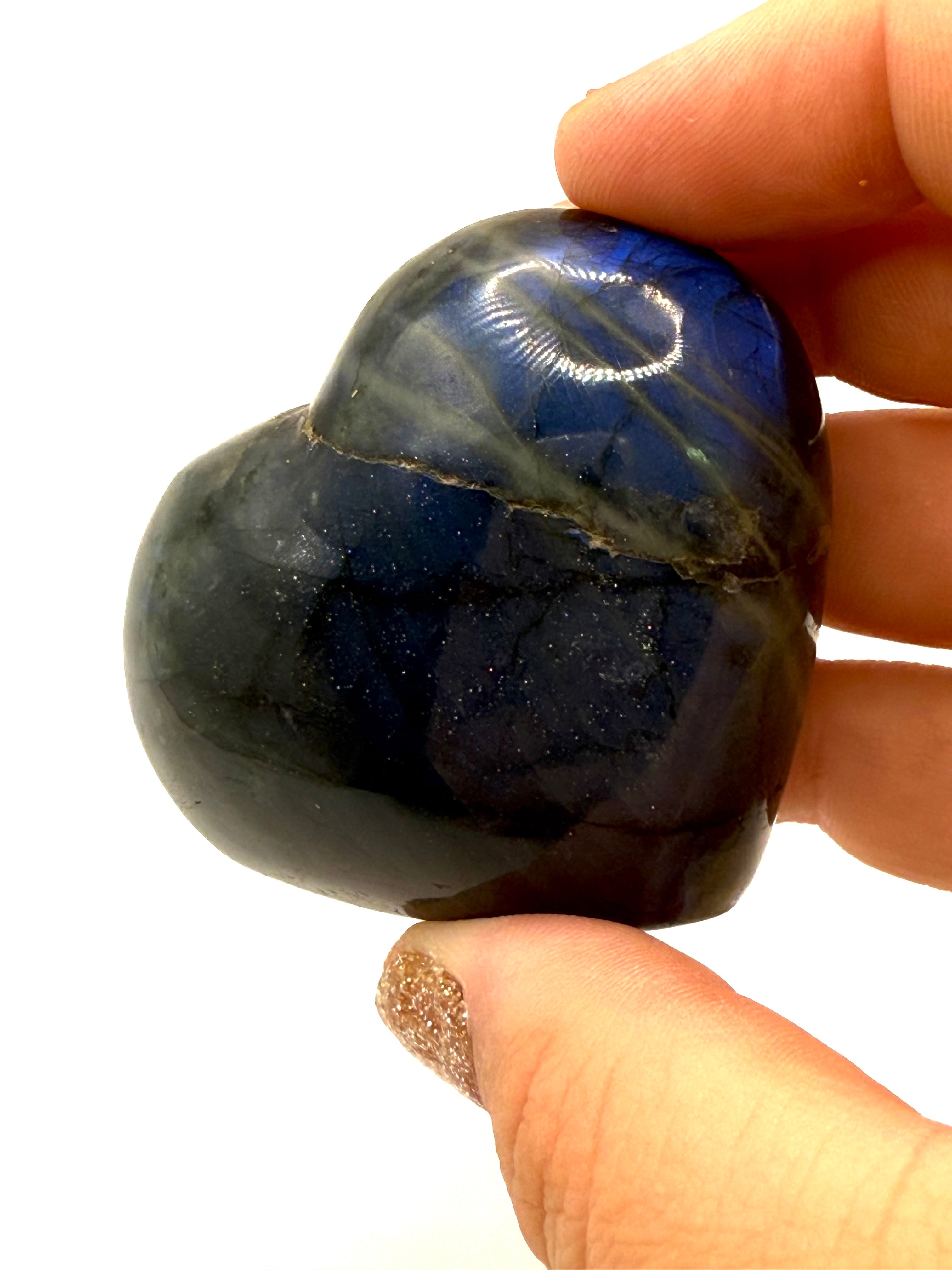 Labradorite Flashy hearts