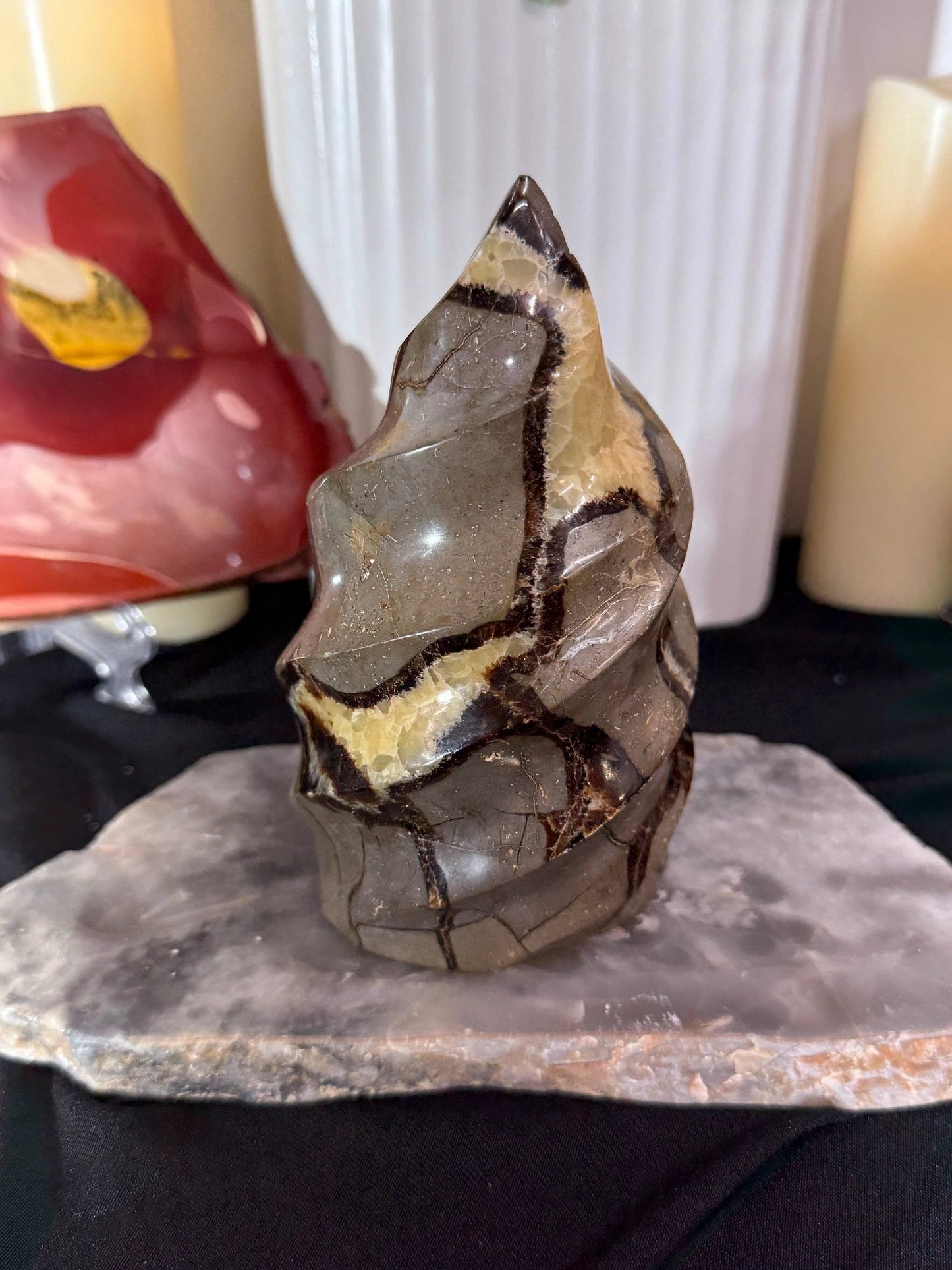 Septarian Flame (ice-cream) - 99A by Heartstone Sanctuary