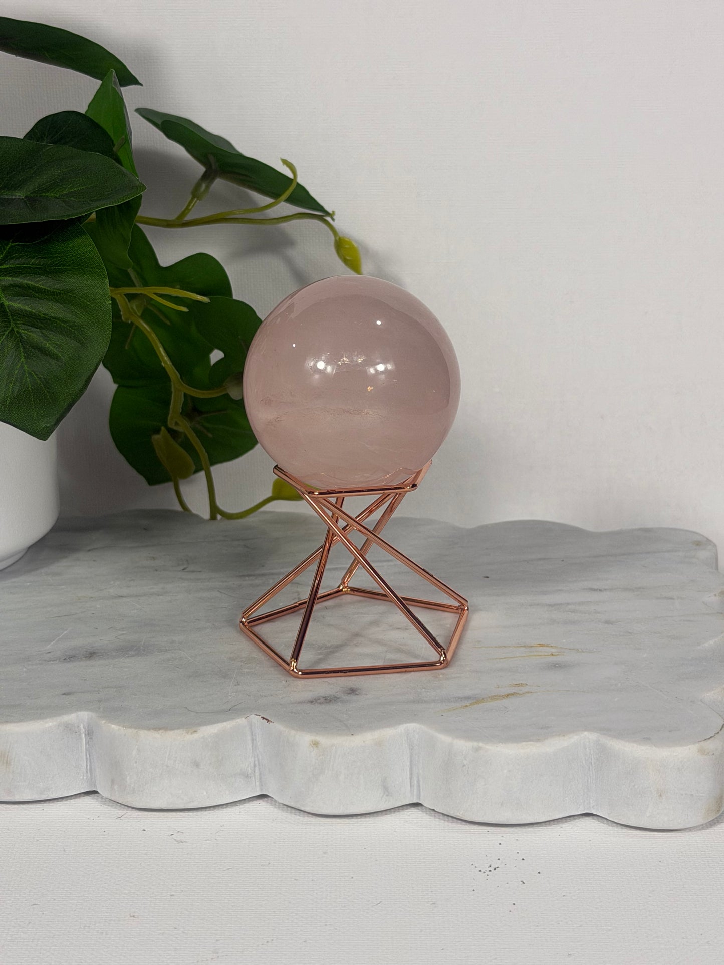 Rose Quartz Sphere w/ asterism