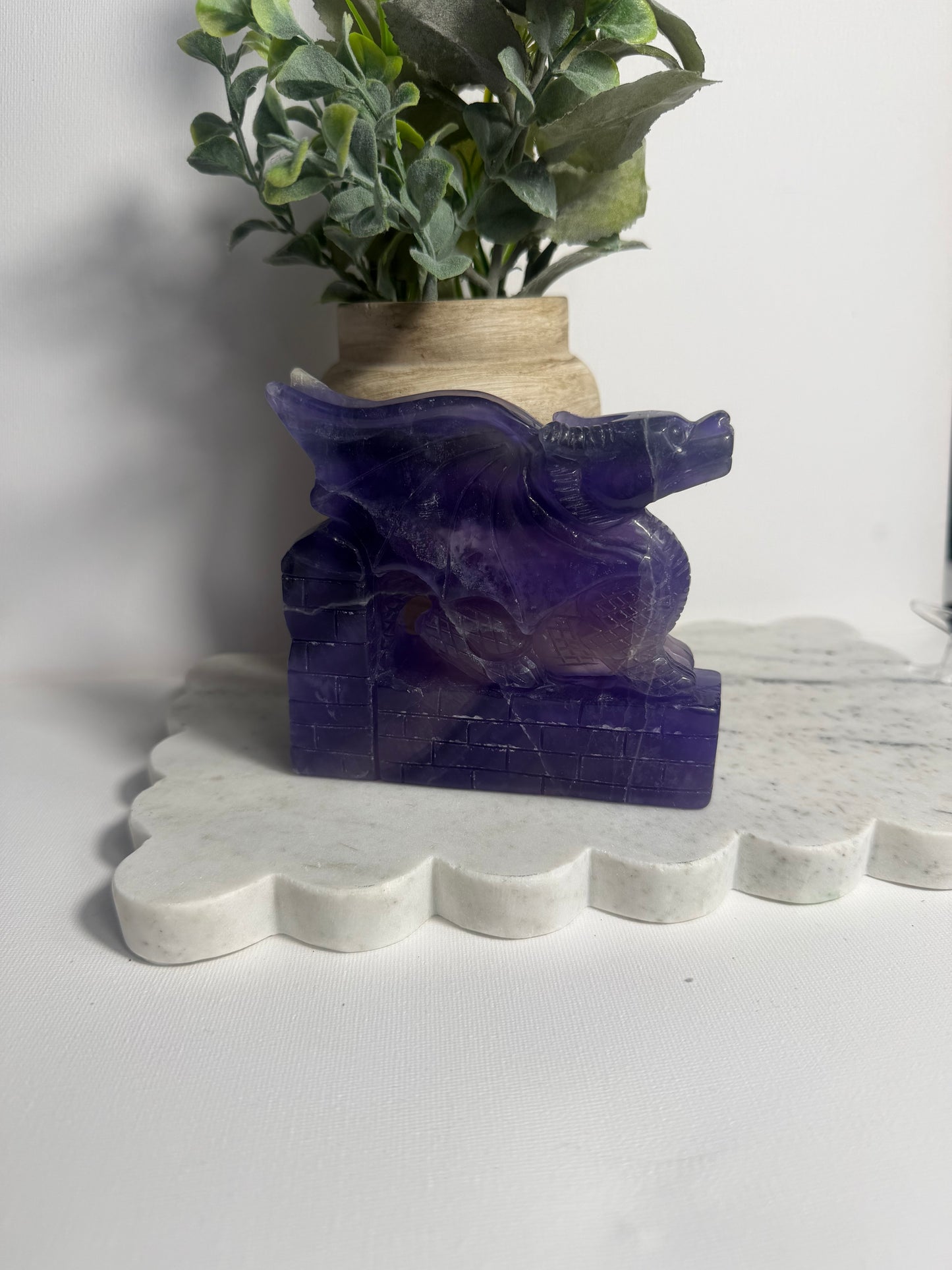 Purple Fluorite Dragon