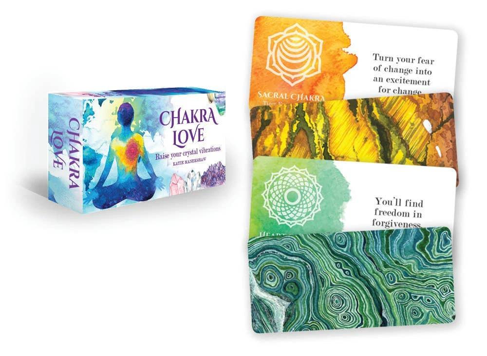 Chakra Love: Raise Your Crystal Vibrations (40 Mini Cards) by ROCKPOOL PUBLISHING