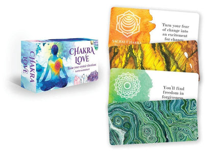 Chakra Love: Raise Your Crystal Vibrations (40 Mini Cards) by ROCKPOOL PUBLISHING