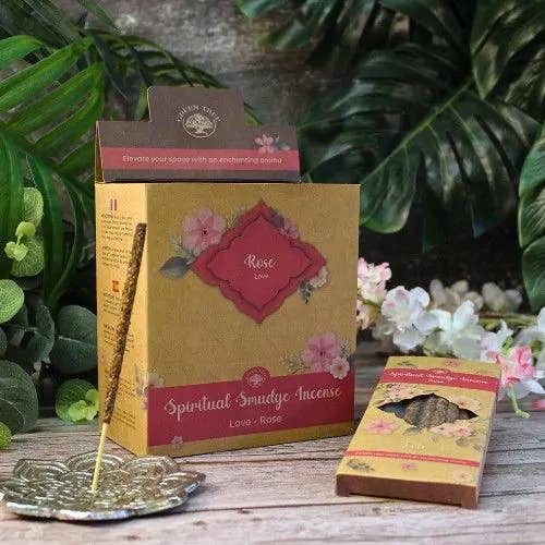 Rose for Love Smudge Incense 8 Short Sticks by WONDER IMPORTS AUSTRALIA
