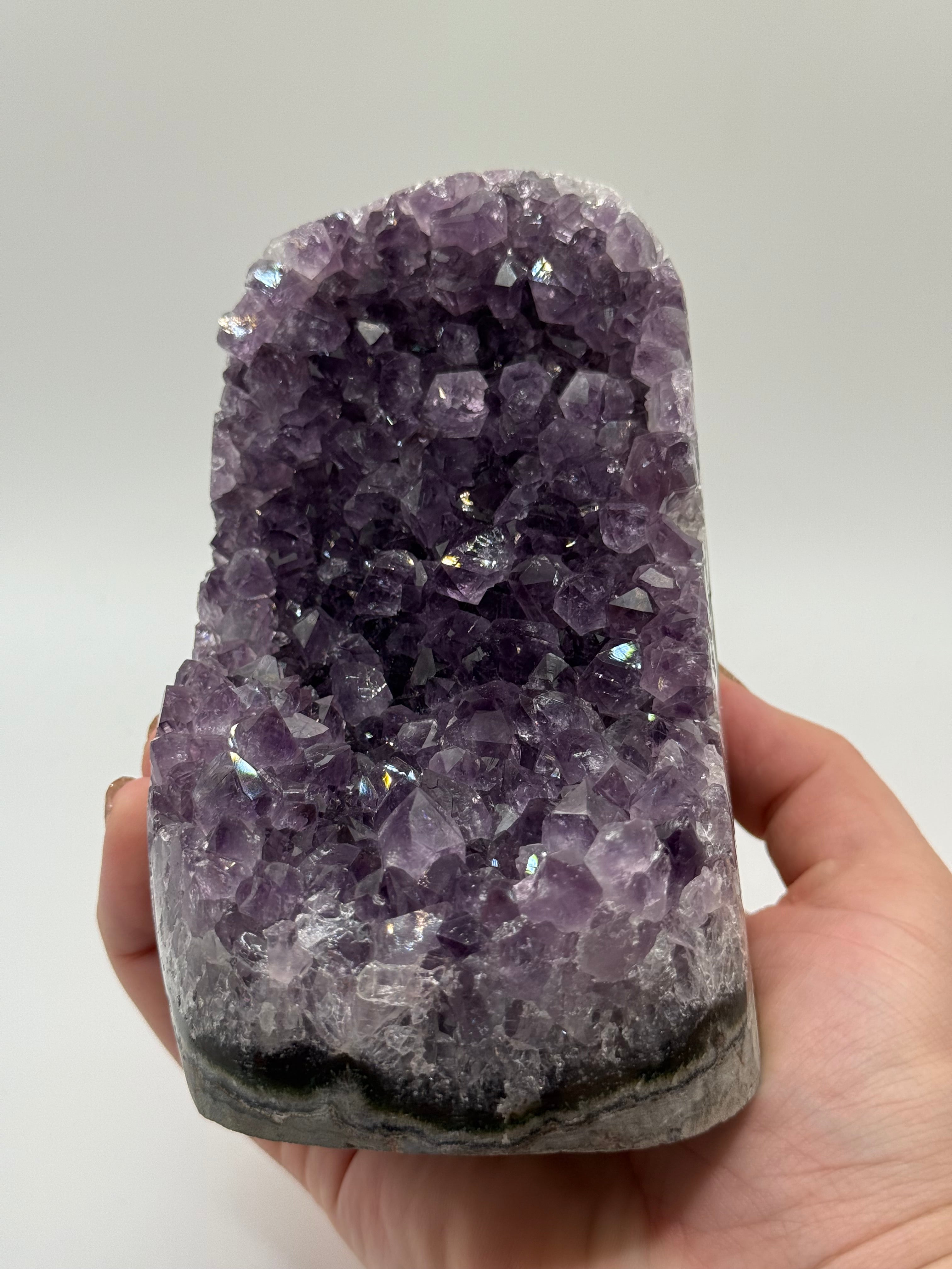 Amethyst Cut Base Cluster