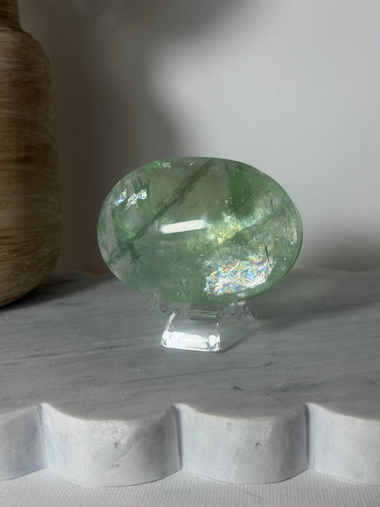 Fluorite Palm Stone
