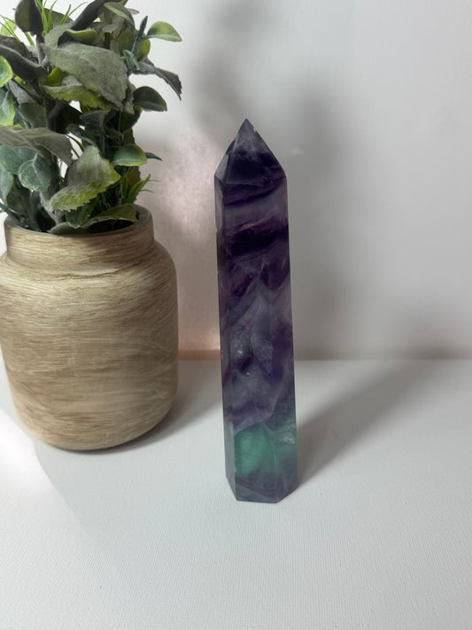 Rainbow Fluorite Tower