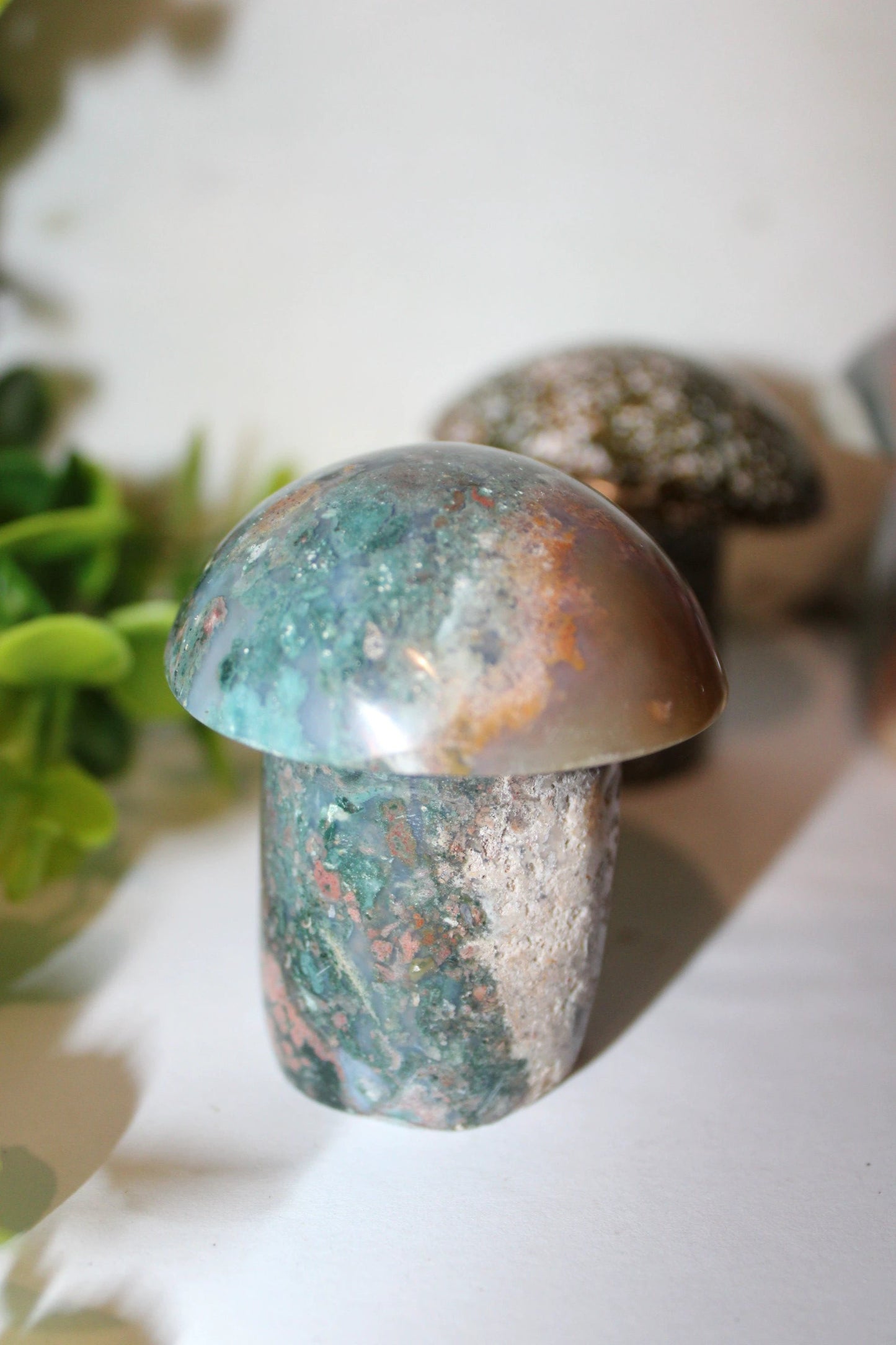 Ocean Jasper Mushroom by Heartstone Sanctuary