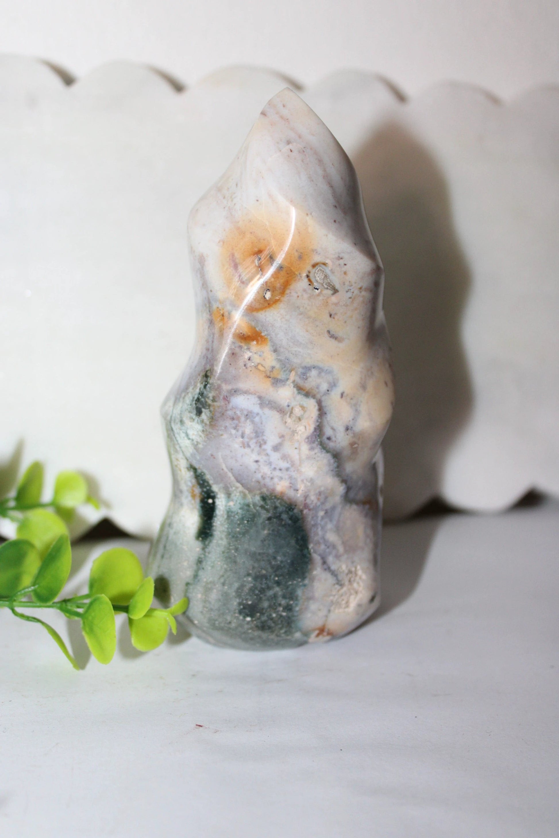Ocean Jasper Flame by Heartstone Sanctuary