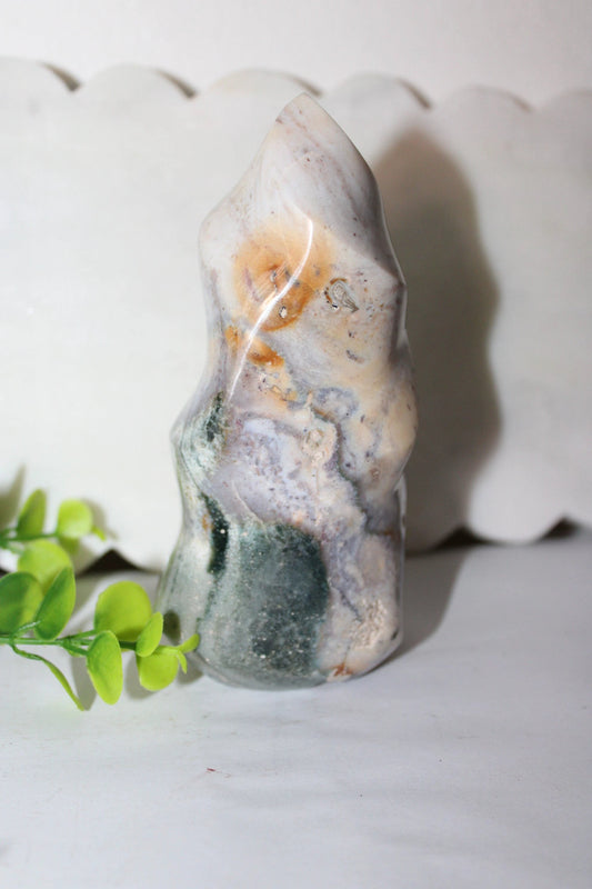Ocean Jasper Flame by Heartstone Sanctuary