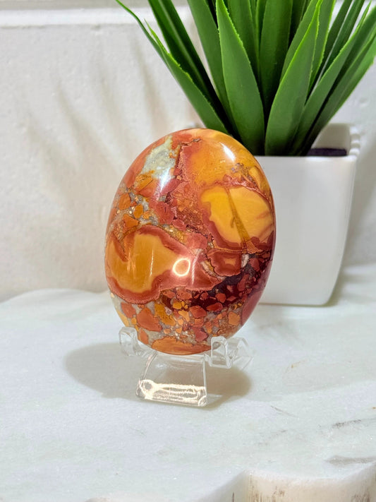 Maligano Jasper Palm - 6cmx5cm - 110g by Heartstone Sanctuary