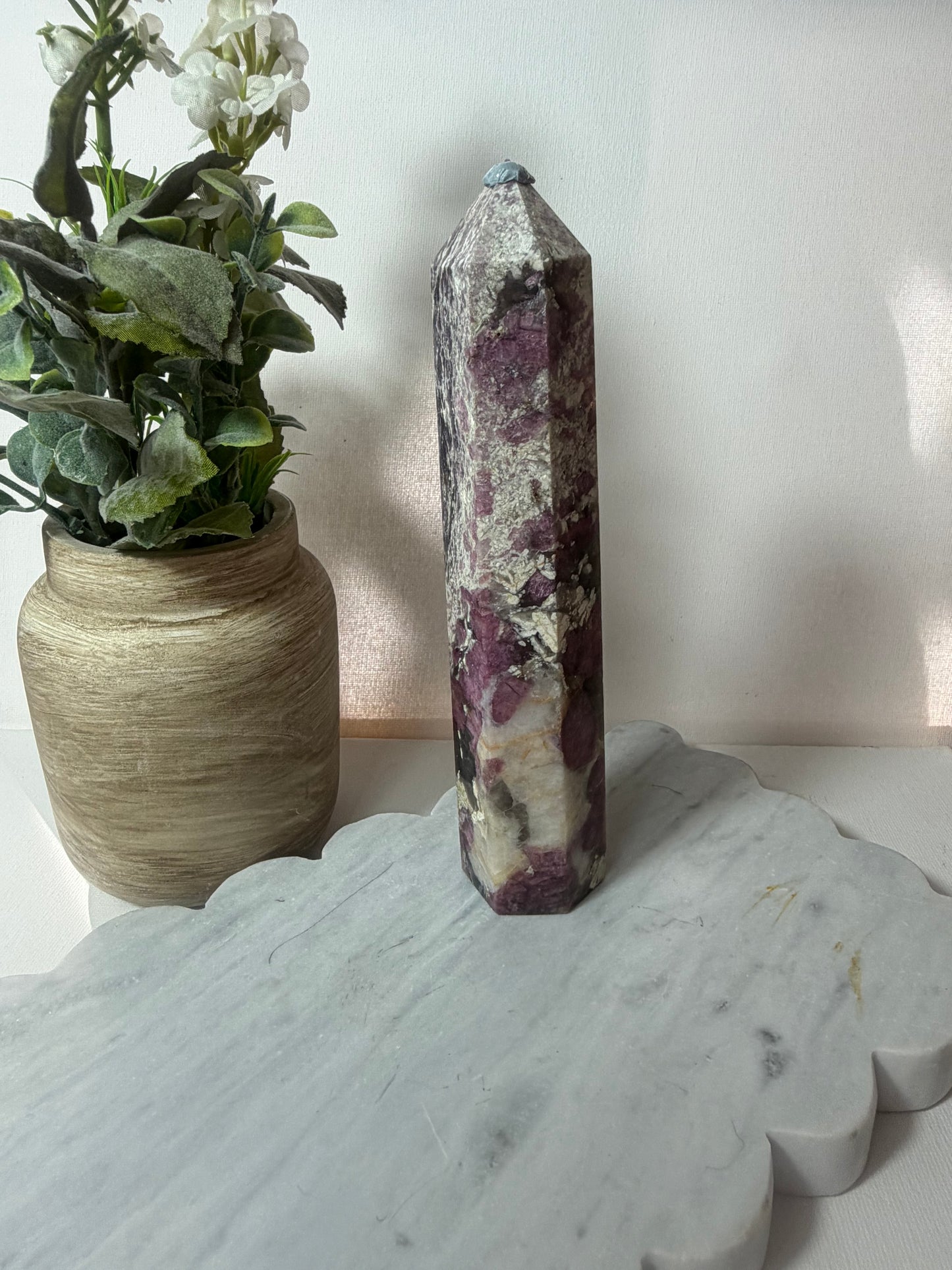 Pink Tourmaline Tower