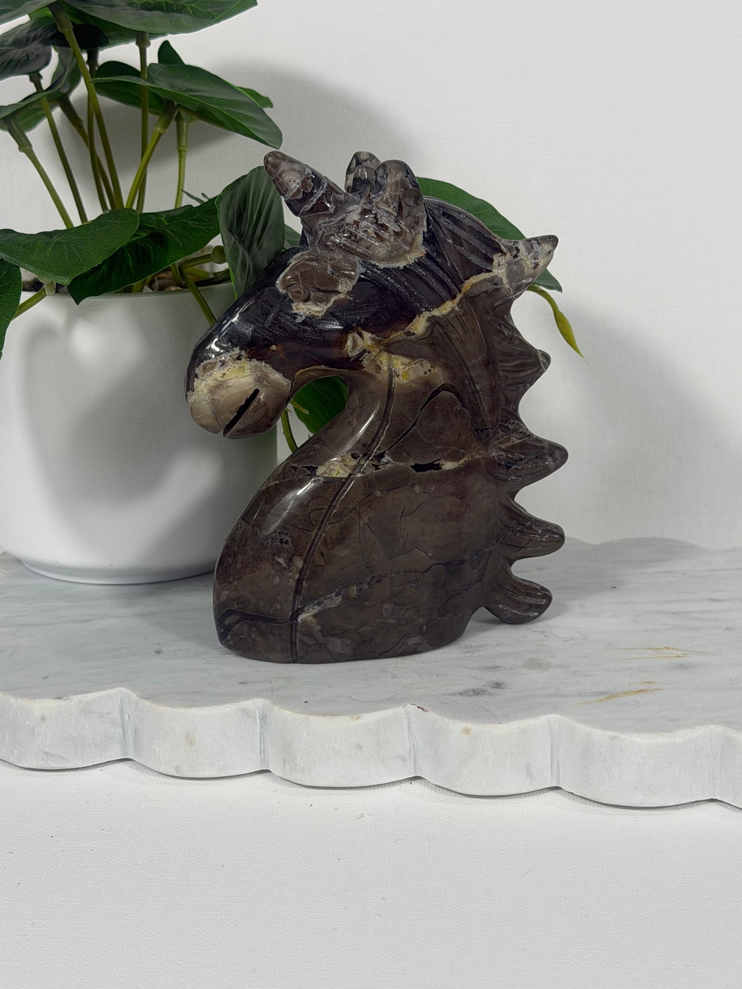 Volcanic Agate Unicorn