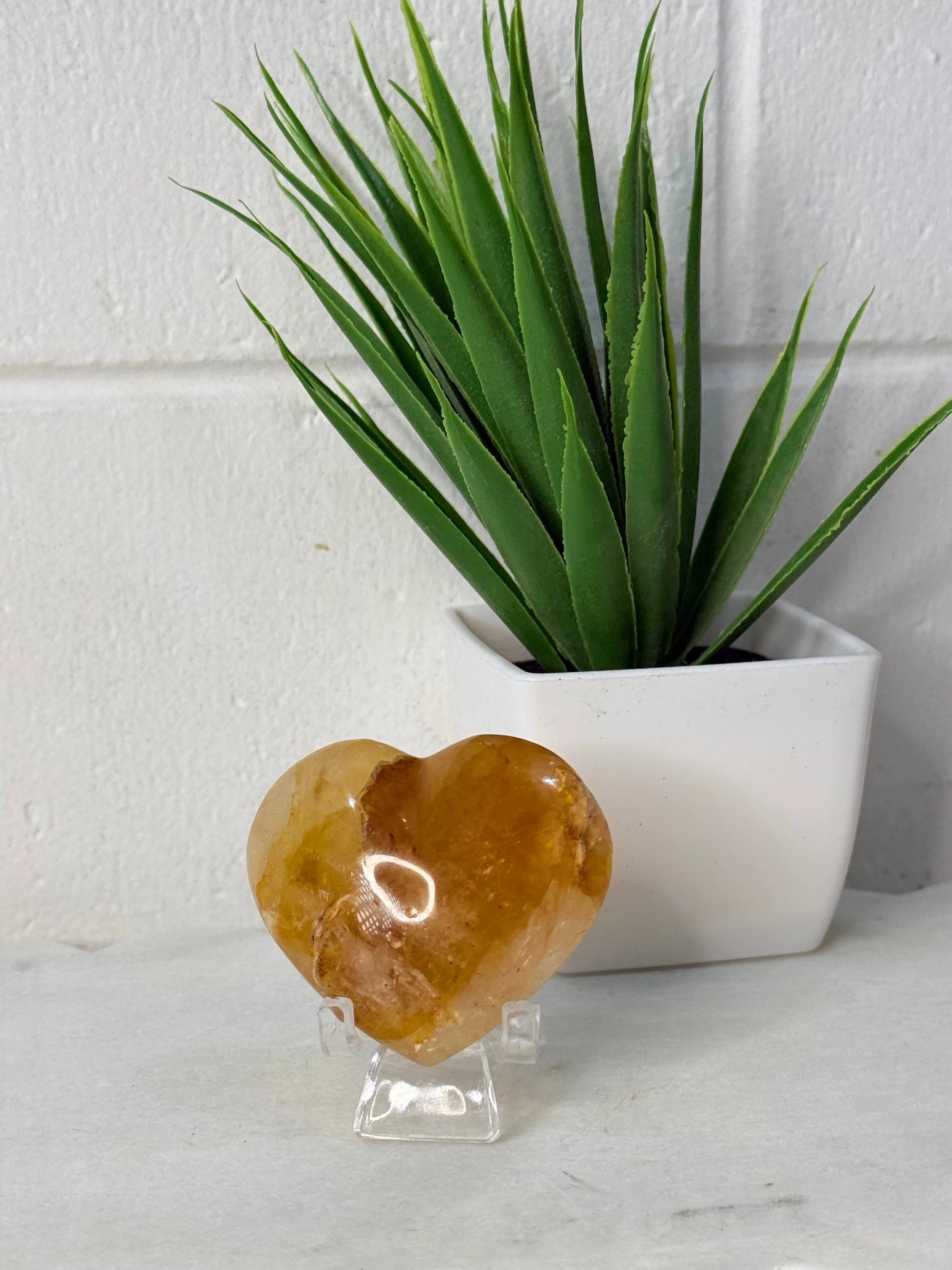 Golden Healer Heart - Intuitively Selected by Heartstone Sanctuary