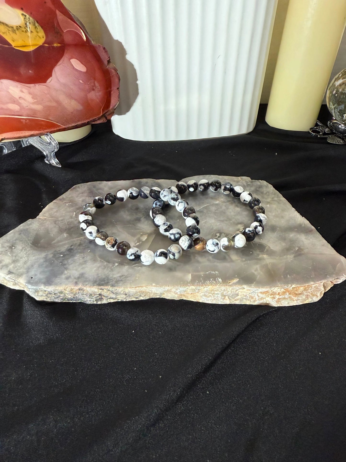 Orca Agate Bracelet by Heartstone Sanctuary