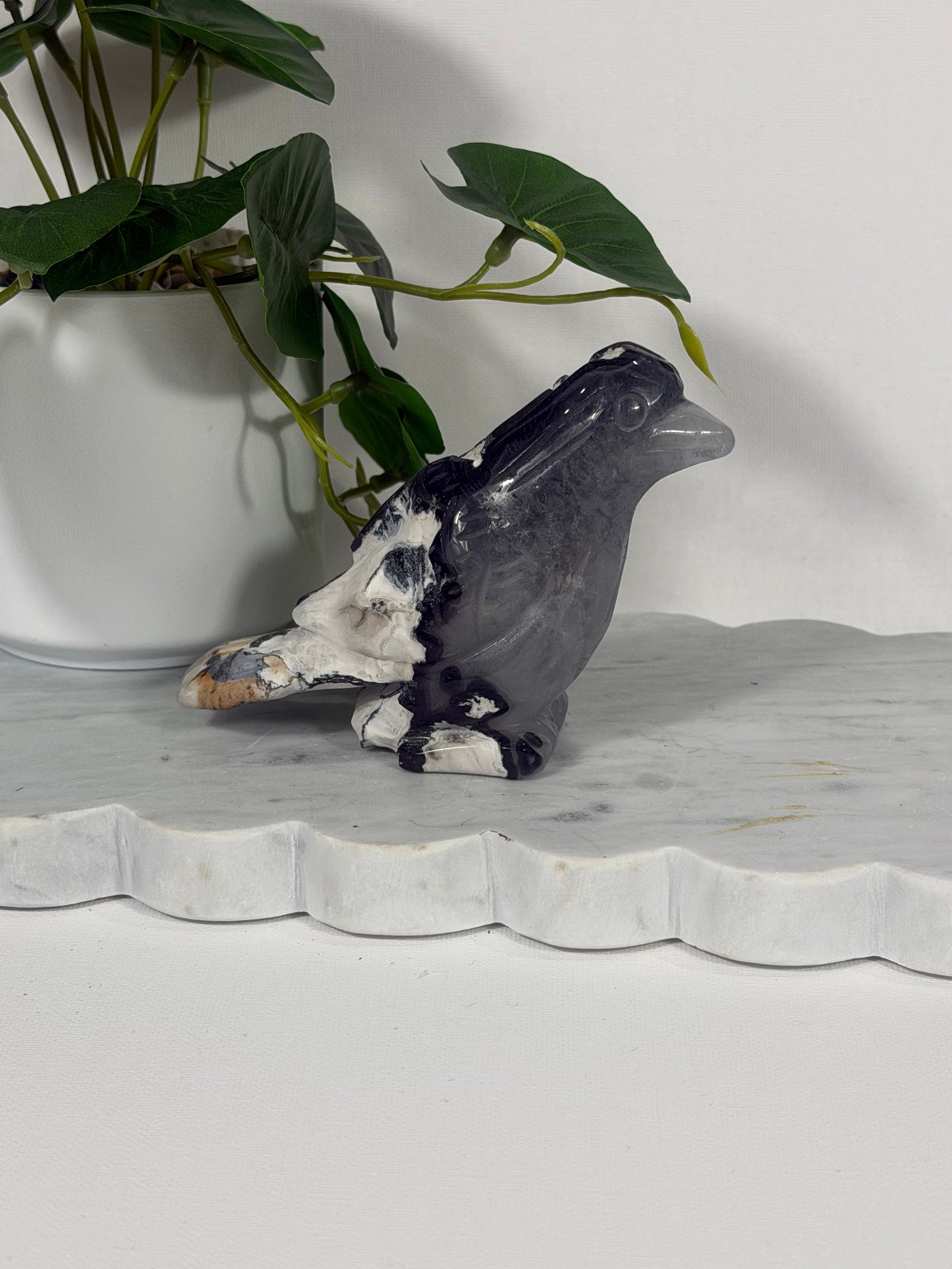 Volcanic Agate Bird