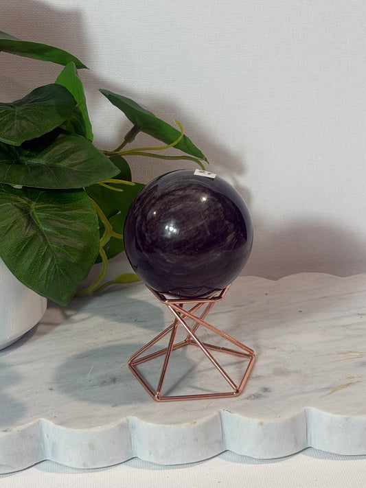 Silver Sheen Sphere