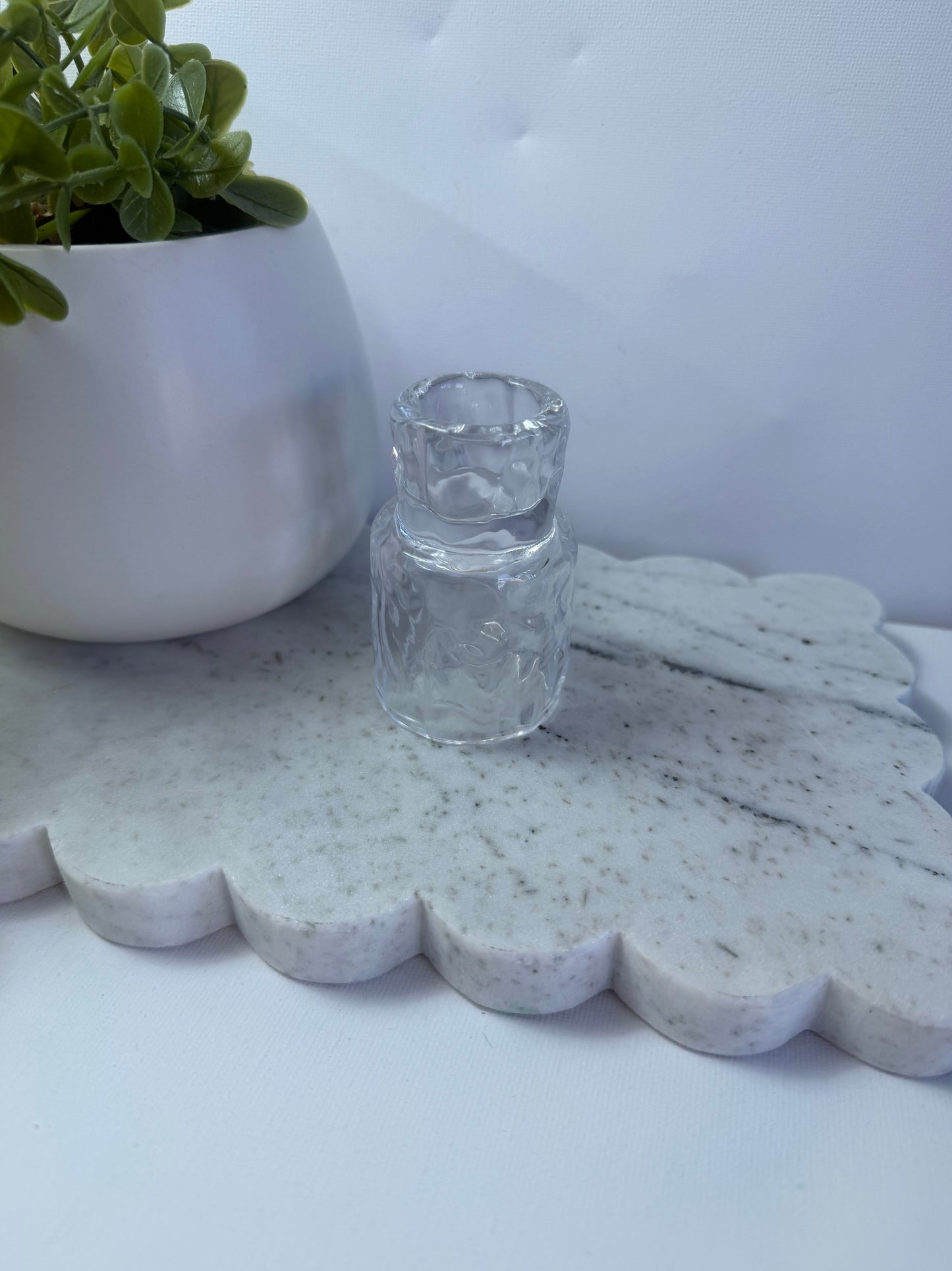 Glass Candle Sphere Stand