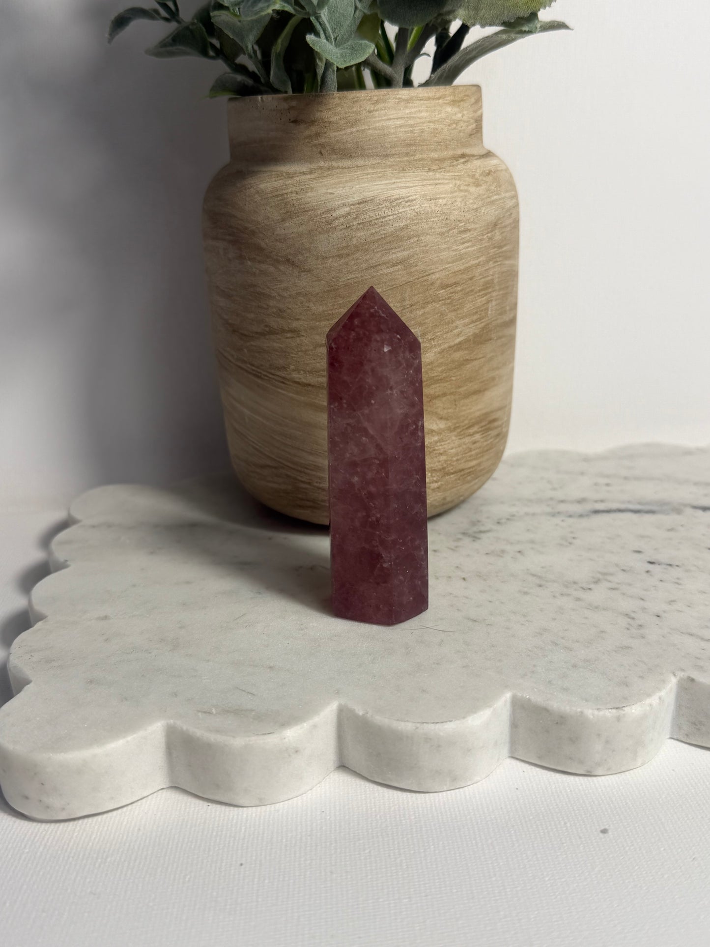 Strawberry Quartz Tower
