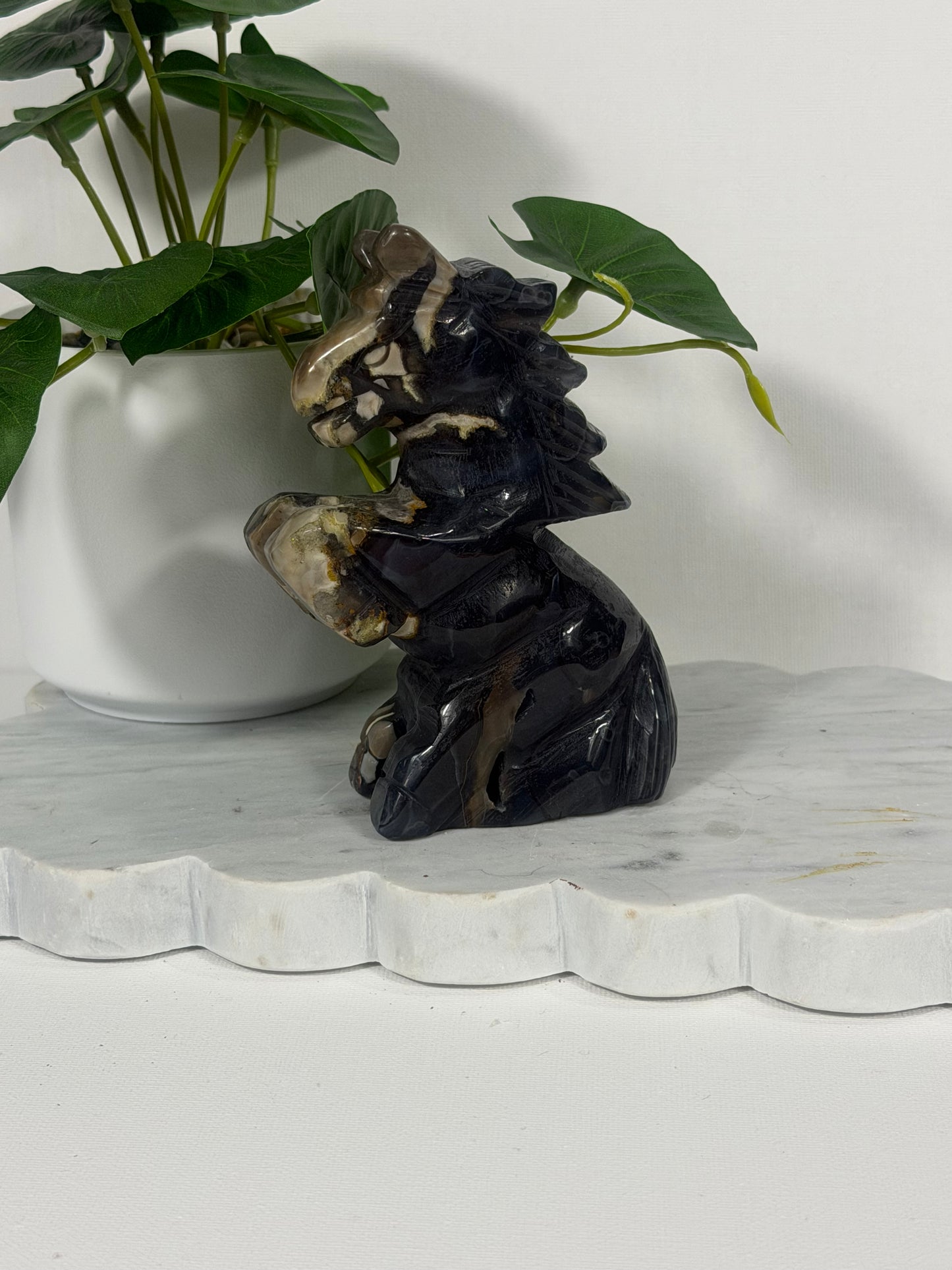 Volcanic Agate Horse
