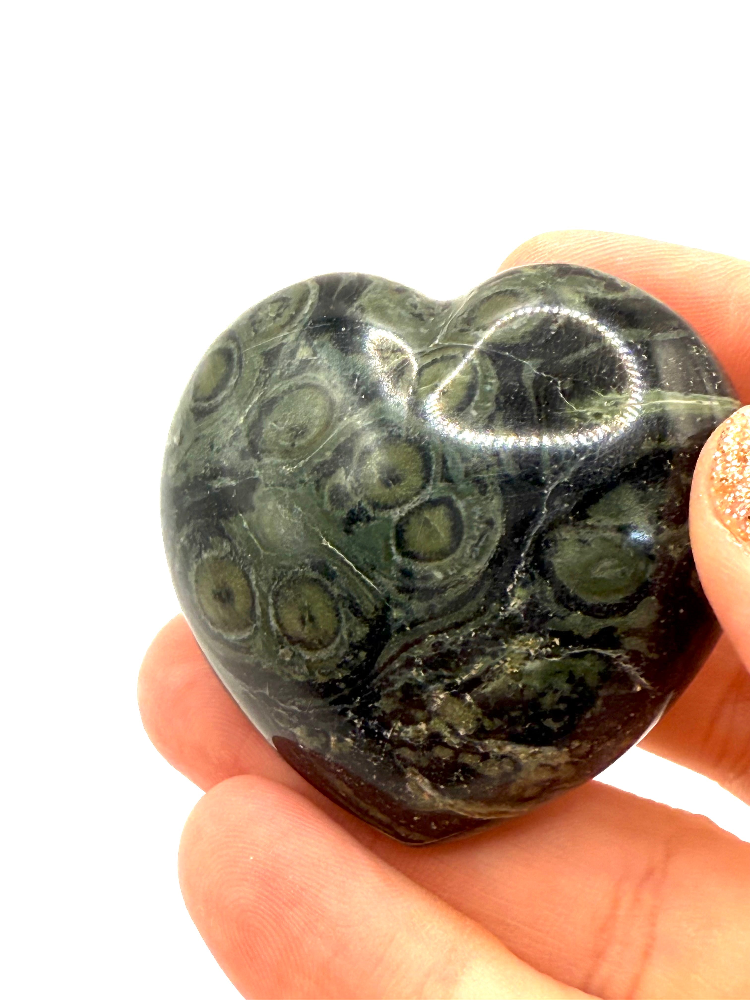 Kambaba Jasper heart - intuitively selected