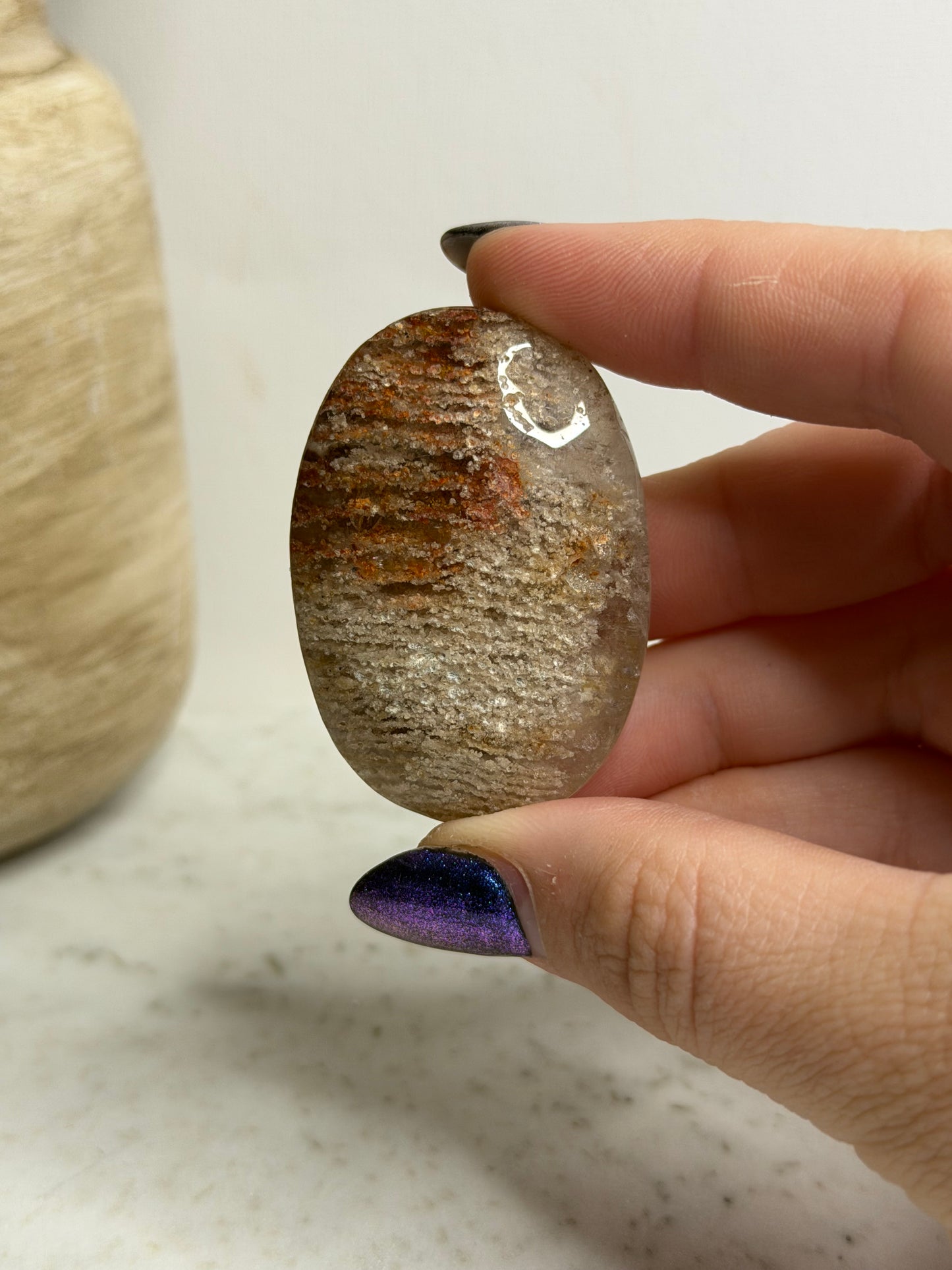 Garden Quartz Palm Stone