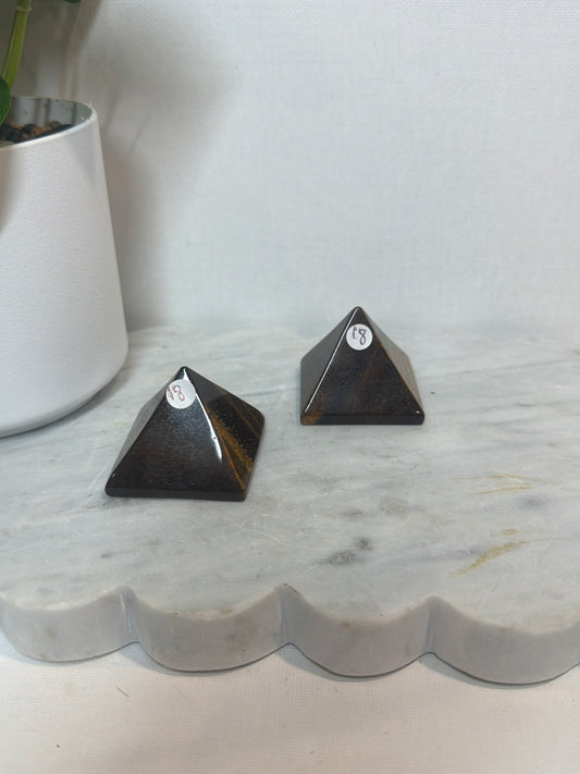 Tigers Eye Pyramid