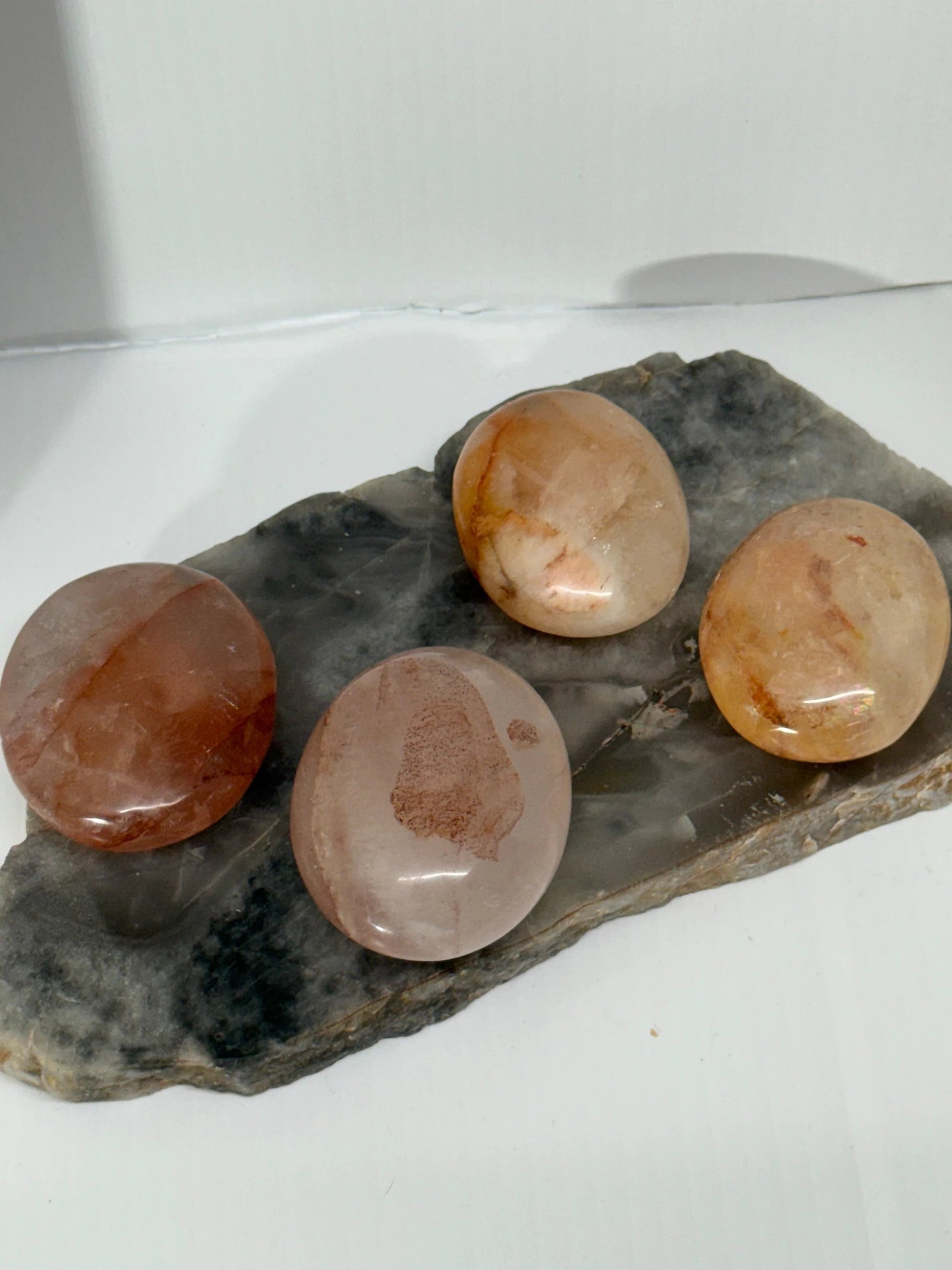 Fire Quartz Palms by Heartstone Sanctuary