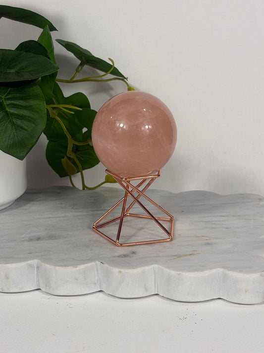 Rose Quartz Sphere w/asterism