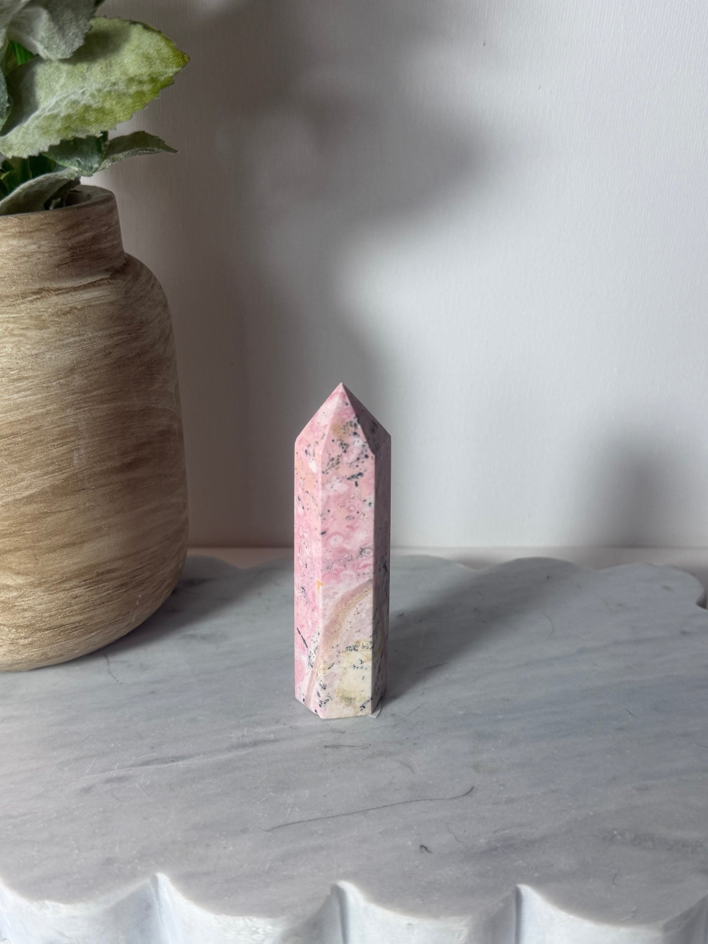 Peruvian Rhodonite Tower