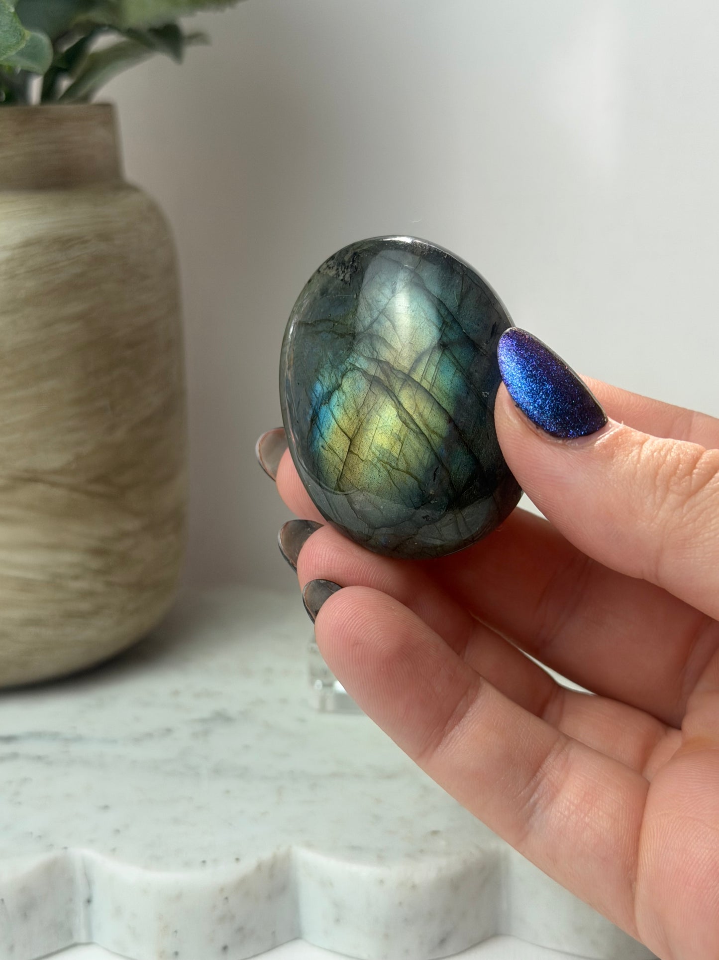 Labradorite Palm Stone