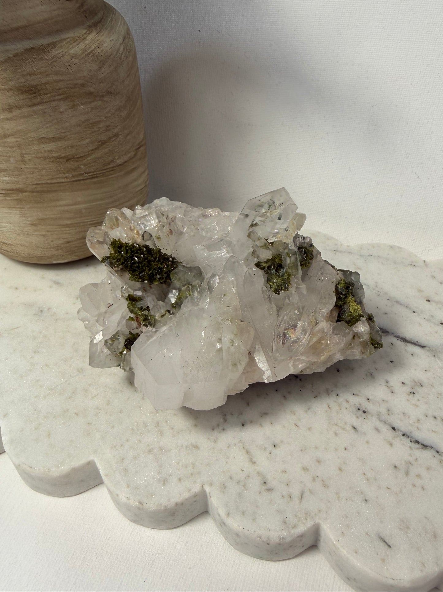 Epidote and Quartz