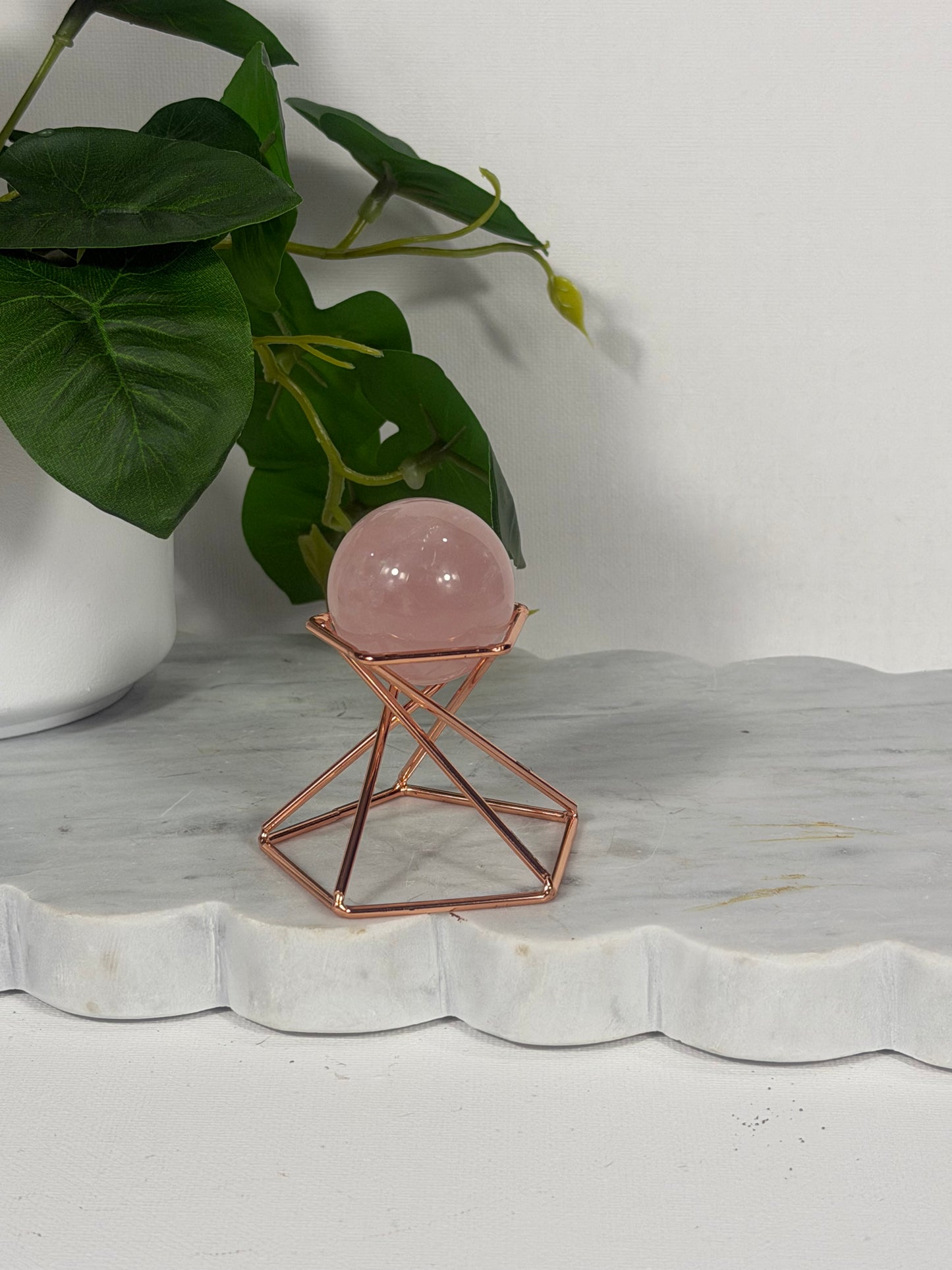 Rose Quartz Sphere intuitive pick