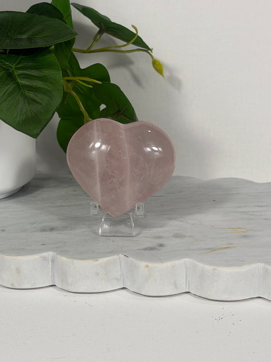 Rose Quartz Heart