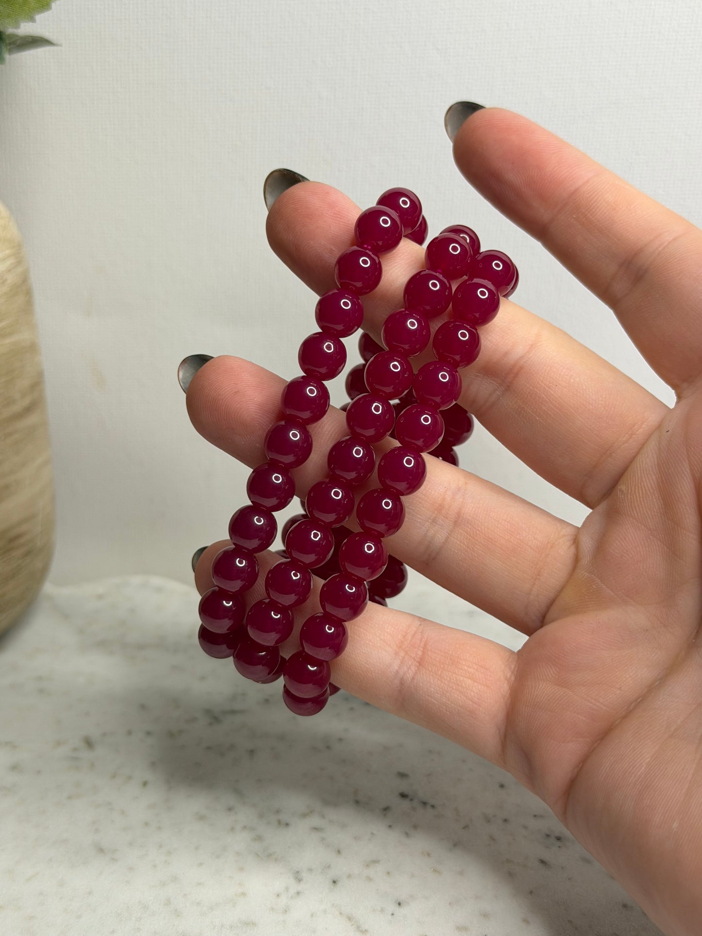 Ruby Bracelet 8mm