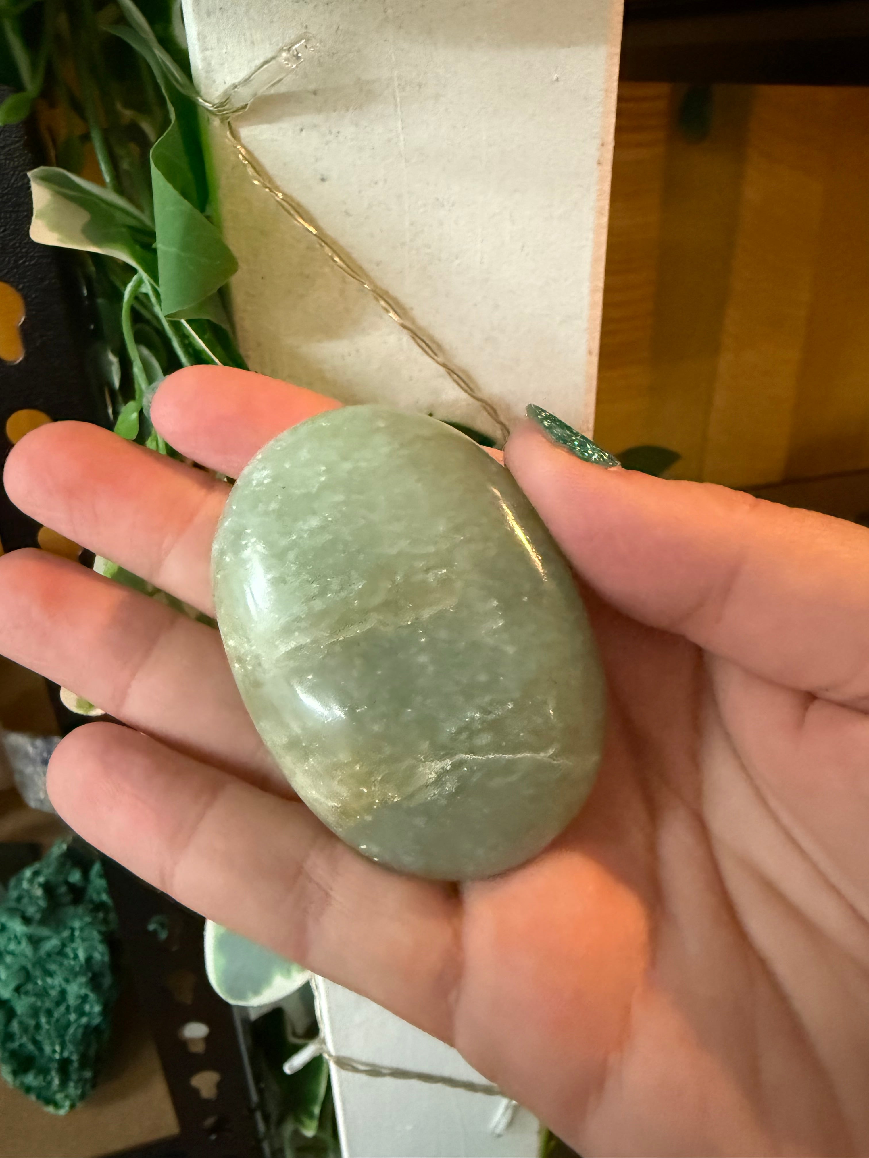Aventurine Palm Stone